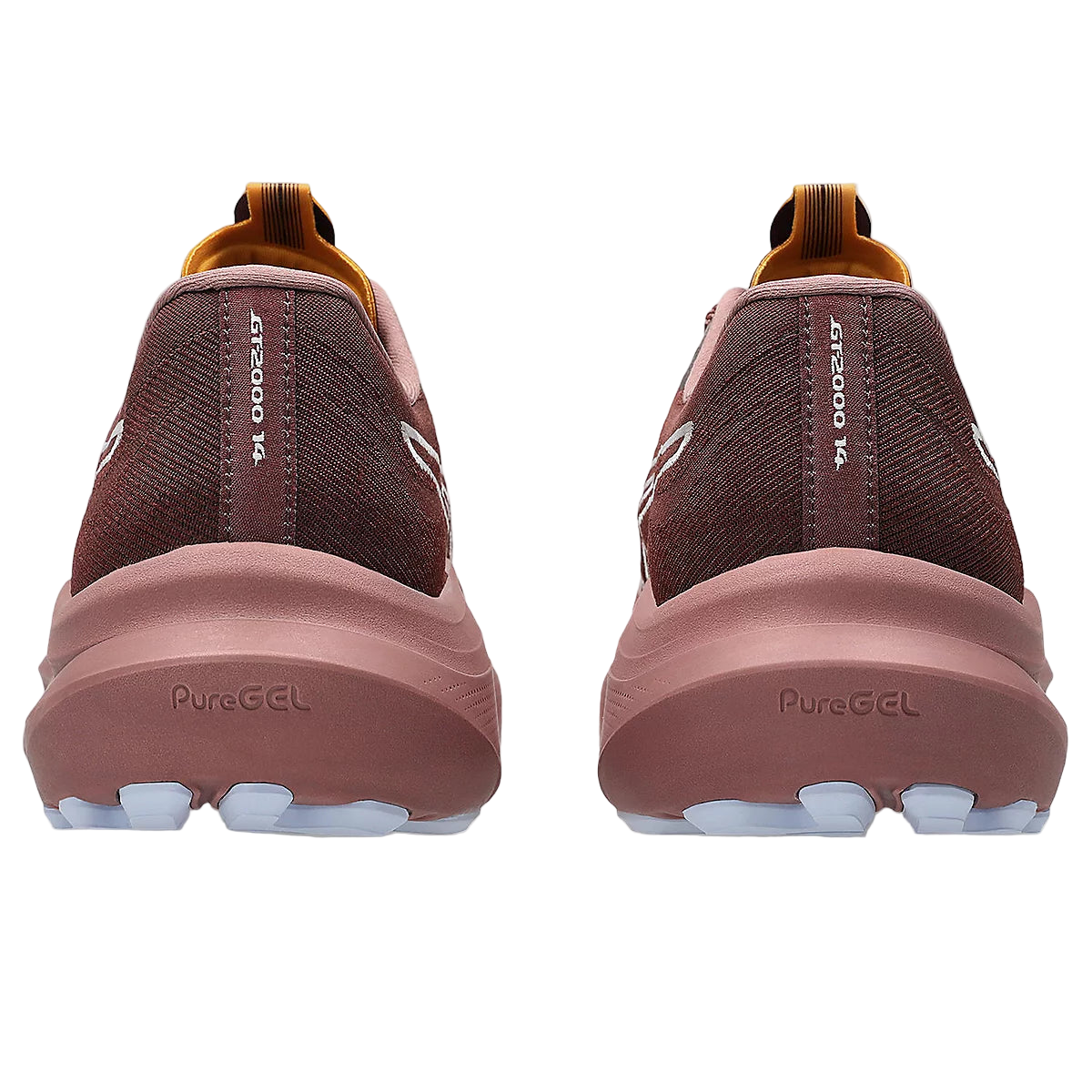 GT-2000 14 TR, chaussures de running Asics, arrière montrant le design et l'adhérence.